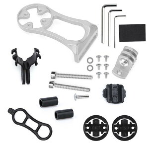 �T�C�N���R���s���[�^�[�p�u���P�b�g �K�[�~���u���P�b�g ���]�ԃR���s���[�^�}�E���g �_�u���n���h�� ���]�ԗp�R���s���[�^�[�}�E���g �u���P�b�g Garmin/Bryton/Cateye/Brighton/GPS/GoPro�A�N�V��