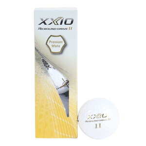 ゼクシオ(XXIO) ゴルフボール リバウンド ドライブ 2 XN RD2 PWH スリーブ(3個入り)