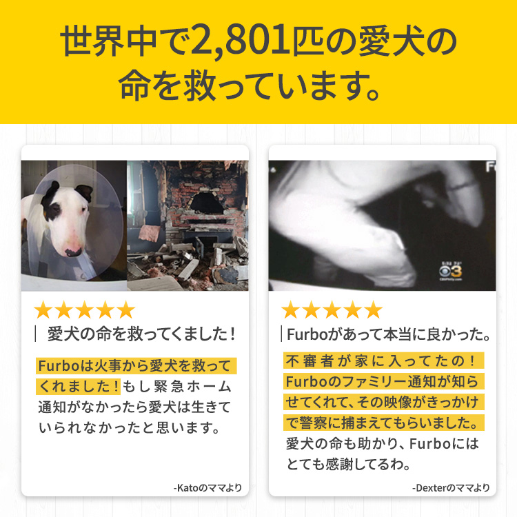 楽天市場】【新型】Furboドッグカメラ - 360°ビュー[ファーボ] - AI 