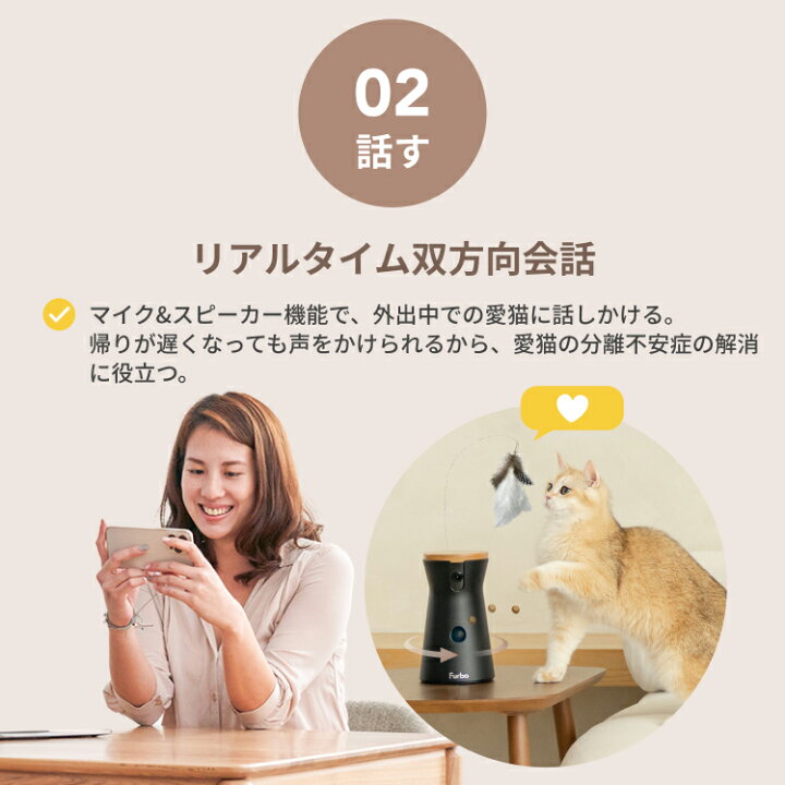 楽天市場】Furbo ネコカメラ 360°ビュー プレミア定額パッケージ 