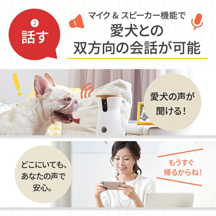 市場 Furbo Wifi ペット 留守番 ドッグカメラ 飛び出すおやつ ファーボ ペットカメラ 見守りカメラ 犬 カメラ Ai搭載
