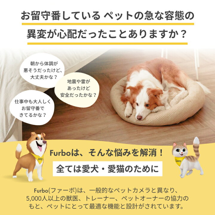 楽天市場】Furboミニ [ファーボ] AI搭載 110万人愛用のペットカメラ 