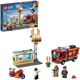 レゴ(LEGO) シティ ハンバーガーショップの火事 60214 ブロック おもちゃ 男の子 車