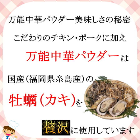 中華調味料まるさん万能中華パウダー国産牡蠣(オイスター)粉末入り【メール便送料無料】02P26Mar16