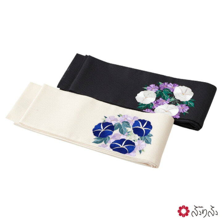 楽天市場】【セール30%オフ】浴衣帯 半巾帯「花丸朝顔」公式 ふりふ 