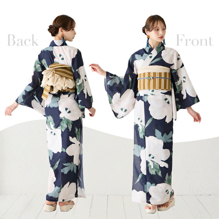 楽天市場】浴衣＋帯セット「オクラスター」公式 ふりふ 浴衣 セット 