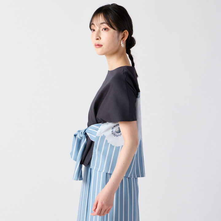 楽天市場】姉萌音 デザイントップス公式 ふりふ 花 ブラウス トップス 