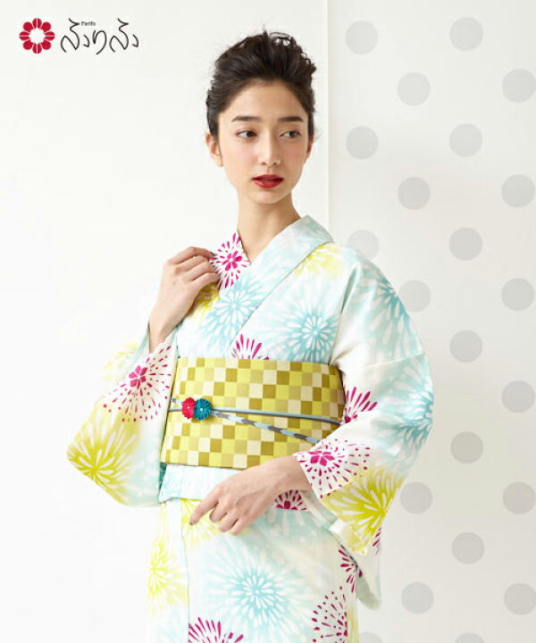 楽天市場 公式 ふりふ 単品 浴衣 ぼかし花火 浴衣 ふりふオリジナル 浴衣 ゆかた レディース 女性 総柄 和柄 和風 花火 レトロ モダン かわいい きれい お洒落 華やか シンプル 大人 しっとり 代 30代 40代 大人 粋 ギフト プレゼント 実用的 ふりふ 楽天市場店