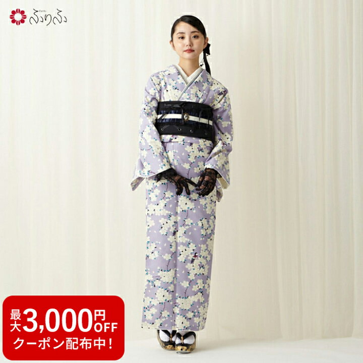 楽天市場】【セール50%オフ】小紋単品「 白雪 」公式 ふりふ 大正 