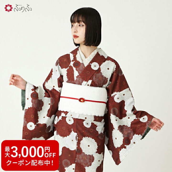 楽天市場】小紋単品「 フラワーギフト 」〜ドラマティックキモノ 