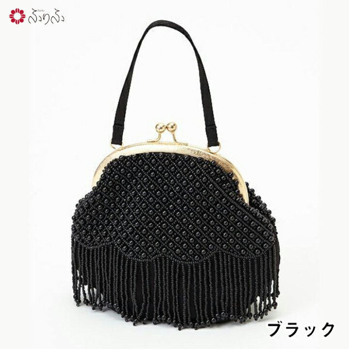 楽天市場】パール刺繍ハンドバッグ公式 ふりふ パーティーバッグ  
