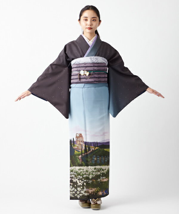 楽天市場 パノラマ公式 ふりふ 単品 着物 洗える 大正ロマン オリジナル 個性的 カジュアル レトロ モダン アンティーク 風 着物 動物 柄 美人 上品 和装 和 和服 普段着 きもの 結婚式 入学式 卒業式 パーティー ２次会 大人 代 30代 40代