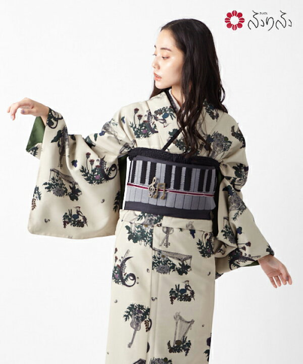 楽天市場 キツツキのクルエレ公式 ふりふ 着物 洗える 大正ロマン オリジナル 個性的 カジュアル レトロ モダン アンティーク 風 着物 動物 柄 美人 上品 和装 和 和服 普段着 きもの 結婚式 入学式 卒業式 パーティー ２次会 代 30代 40代 50代 鳥