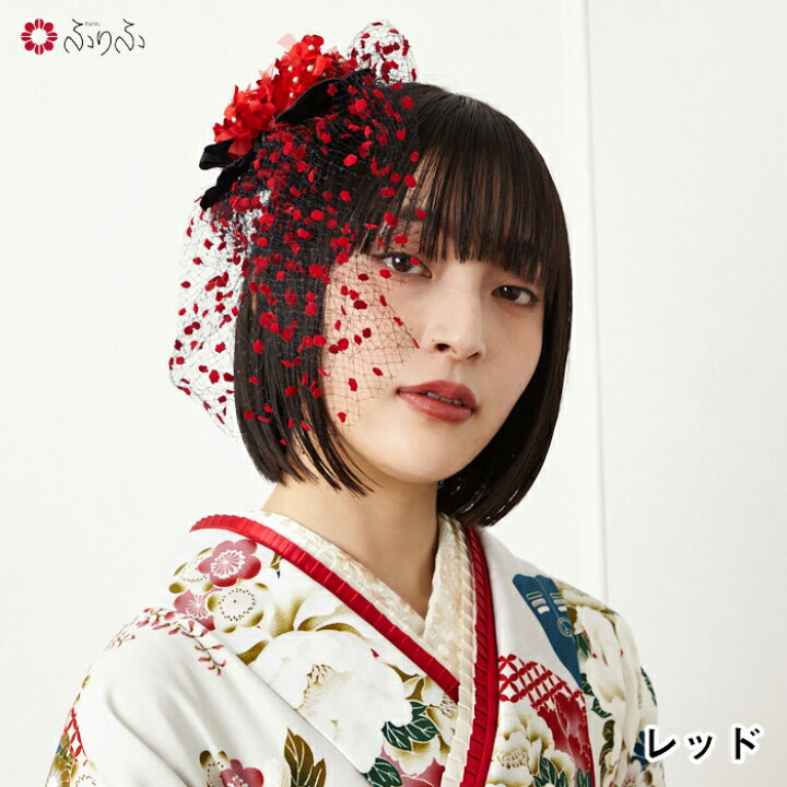 楽天市場】髪飾り「小花チュールヘッドドレス」公式 ふりふ ヘッド 