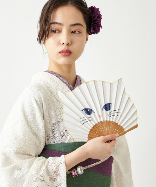 楽天市場 公式 ふりふ Cat扇子ふりふセレクト 暑さ対策 エコグッズ 浴衣小物 花火大会 夏祭り ケース付き 袋つき 猫 ねこ ネコ Neko 猫耳 浴衣 夏小物 せんす センス プレゼント 花以外 ギフト ふりふ雑貨 キャット 実用的 ふりふ 楽天市場店
