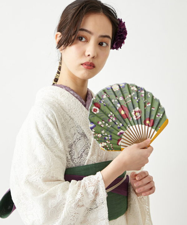 楽天市場 公式 ふりふ ハトの庭扇子ふりふオリジナル 暑さ対策 エコグッズ 浴衣コーディネイト小物 花火大会 夏祭り ケース付き 和柄 和風 花柄 総柄 浴衣 夏小物 せんす センス プレゼント 花以外 ギフト 21 ふりふオリジナル雑貨 夏 実用的 ふりふ 楽天市場店