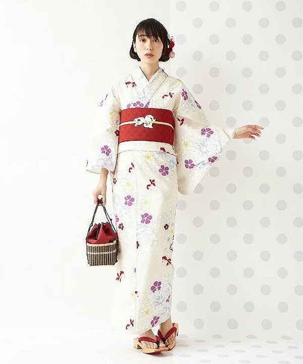 楽天市場】【セール40%オフ】単品 浴衣「花金魚」公式 ふりふ 浴衣  