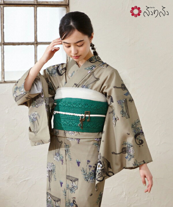 楽天市場 浴衣 単品 クルエレ 公式 ふりふ 日本製 洗える ゆかた レディース 女性 鳥 動物 花柄 総柄 和柄 和風 レトロ モダン 大正ロマン かわいい 可愛い 大人 お洒落 華やか アンティーク 風 花火大会 夏祭り 盆踊り 大正ロマン 代 30代 40代 カジュアル