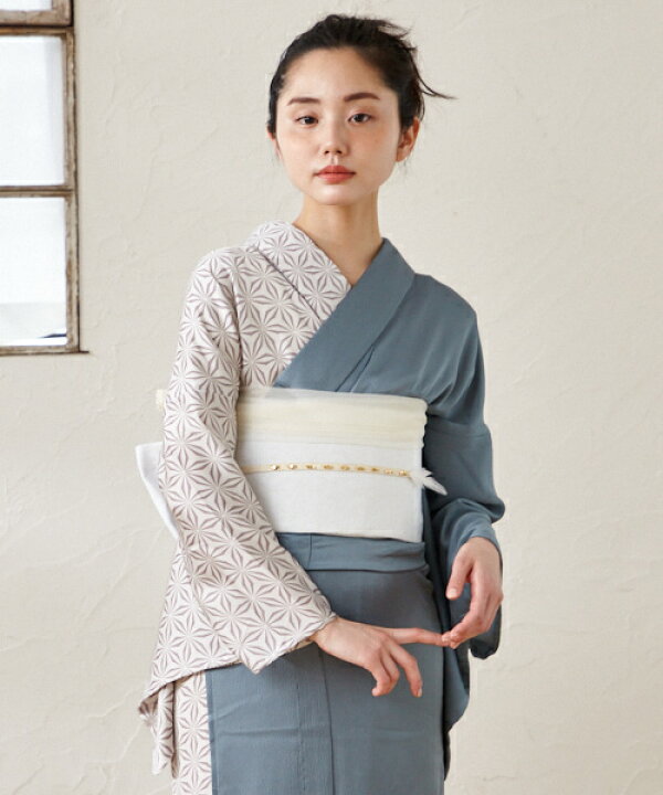 楽天市場 浴衣 単品 片身合わせ 公式 ふりふ 日本製 洗える ゆかた レディース 女性 猫 ネコ ねこ Cat 麻の葉 和柄 和風 レトロ モダン 大正ロマン きれいめ かわいい 大人 お洒落 華やか おしゃれ 花火大会 夏祭り アンティーク 風 大正ロマン 30代 40代 大人