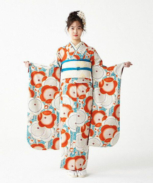 楽天市場】【レンタル】振袖【F2701】あられ梅公式 ふりふ 成人式 振袖  