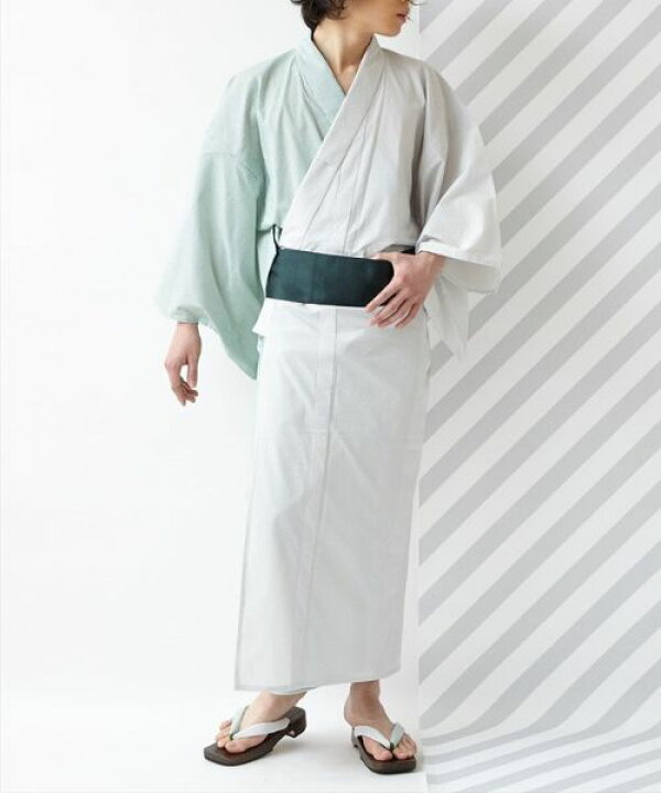 楽天市場】単品 浴衣「メンズ片身細ストライプ」公式 ふりふ ふりふ  