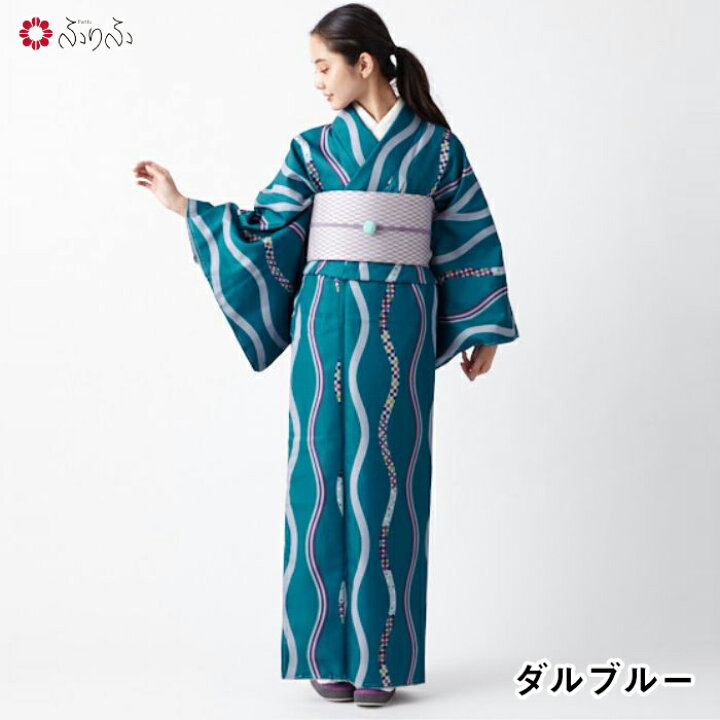 楽天市場】【WEB限定】洗える着物公式 ふりふ 単品 小紋 大正ロマン