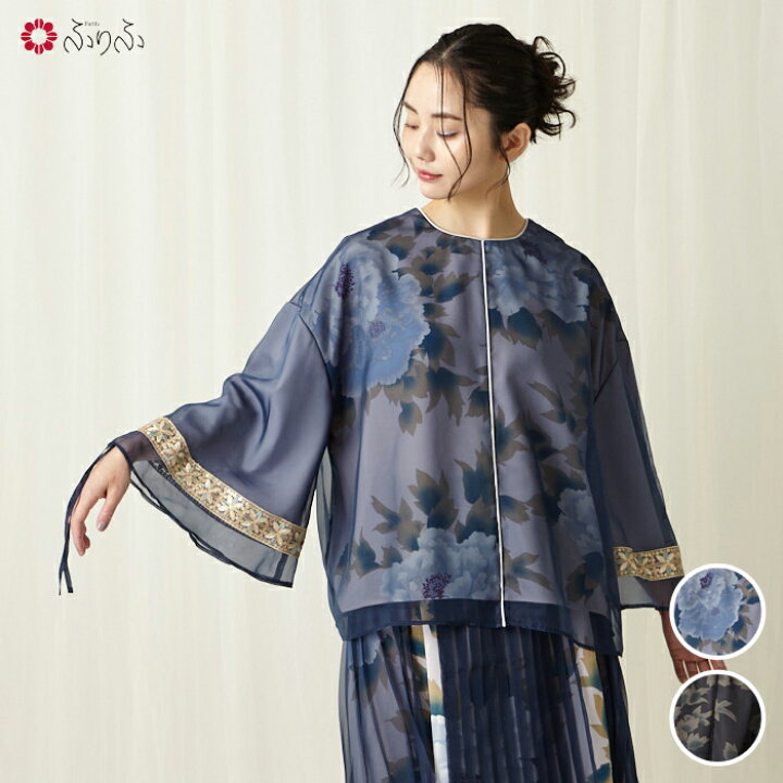 楽天市場】【セール50%オフ】乙姫牡丹 シアーブラウス公式 ふりふ 