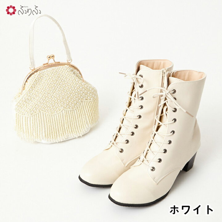 楽天市場】【WEB限定】ブーツ＋バッグ 2点セット（編み上げブーツ 