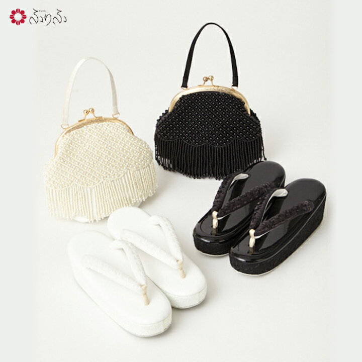 楽天市場】【WEB限定】草履+バッグ 2点セット（レーススパンコール草履  