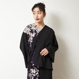 【セール40%オフ】しだれ桜 セットアップトップス 公式 ふりふ 和風 服 ブランド和柄 トップス きれいめ カジュアル レディース 使える コスパ 着回し japan souvenir kimono 大人 30代 40代 フリーサイズ レトロ サクラ さくら ベージュ 黒 白 総柄 大