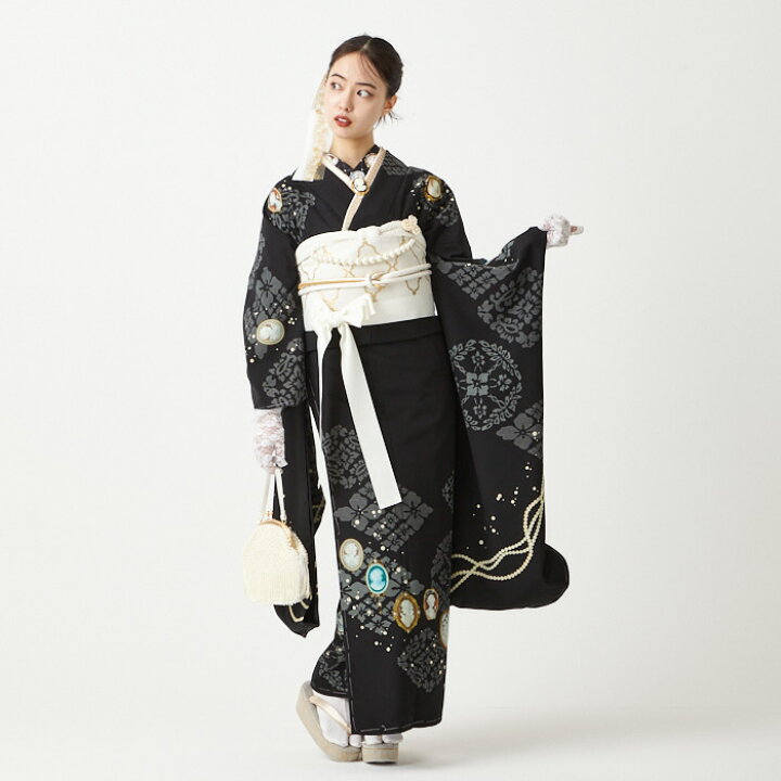 楽天市場】【受注生産】振袖単品「 MEMORY 」公式 ふりふ 珍しい 振袖 