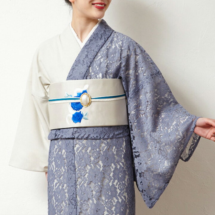 楽天市場】【セール10%オフ】夏着物単品「 片身レース夏着物 」公式 