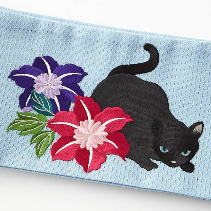 楽天市場】【セール30%オフ】半巾帯「猫と鉄線」公式 ふりふ ふりふ  