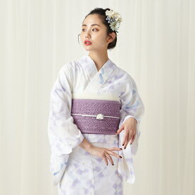 【残りわずか】浴衣単品「 NaturalFurifu あじさいブーケ 」公式 ふりふ ゆかた レディース 洗える フリーサイズ 紫陽花 ベージュ 白 シンプル イベント 大人 レトロ モダン 古典 大正ロマン 個性 かわいい 上品 花火 着物風 和服 50代 40代 30代 20代