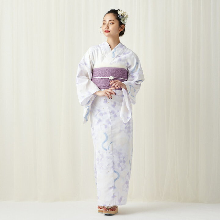 楽天市場】【残りわずか】浴衣単品「 NaturalFurifu あじさいブーケ  