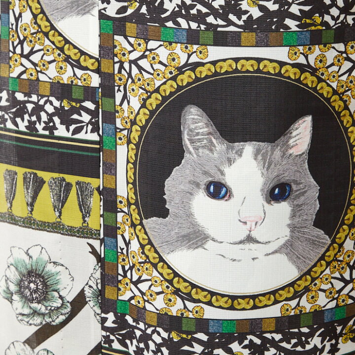 楽天市場】浴衣単品「猫物語 」公式 ふりふ 日本製 洗える ゆかた 