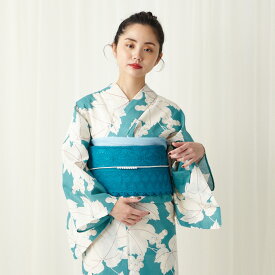 浴衣単品 「ぶどう」公式 ふりふ 紫織庵 京都 ゆかた レディース レディース 浴衣 yukata 花柄 総柄 葡萄 紫 紺 水色 ブルー パープル 大人 レトロ モダン 綿絽 綿 100％ コットン しっとり オシャレ 古典柄 古風 20代 30代 40代 50代