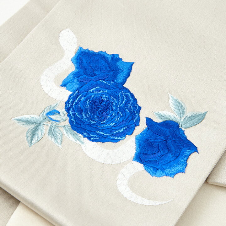 楽天市場】【セール20%オフ】薔薇と蛇刺繍半巾帯公式 ふりふ 浴衣帯  