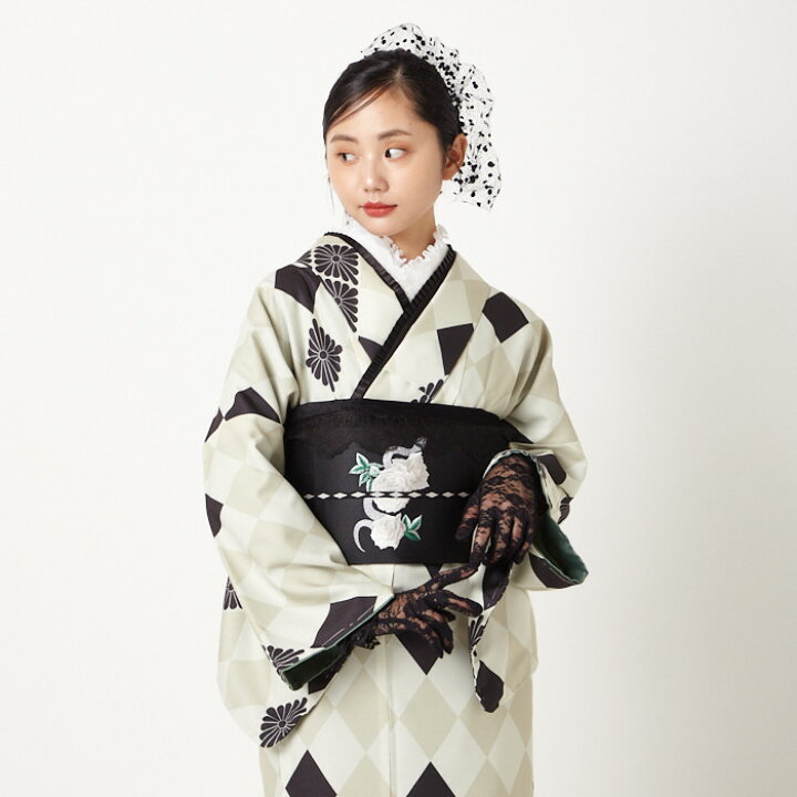 楽天市場】【セール30%オフ】薔薇と蛇刺繍半巾帯公式 ふりふ 浴衣帯  