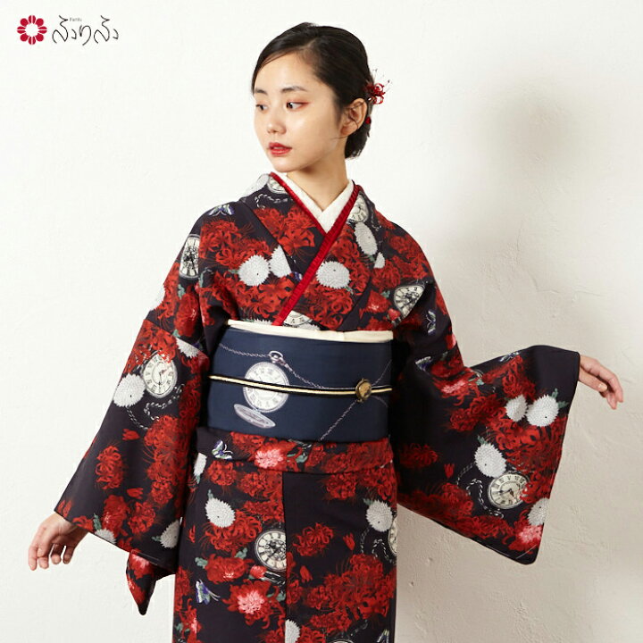 楽天市場】小紋単品「 TIME SLIP 」公式 ふりふ 大正ロマン 和柄 お 