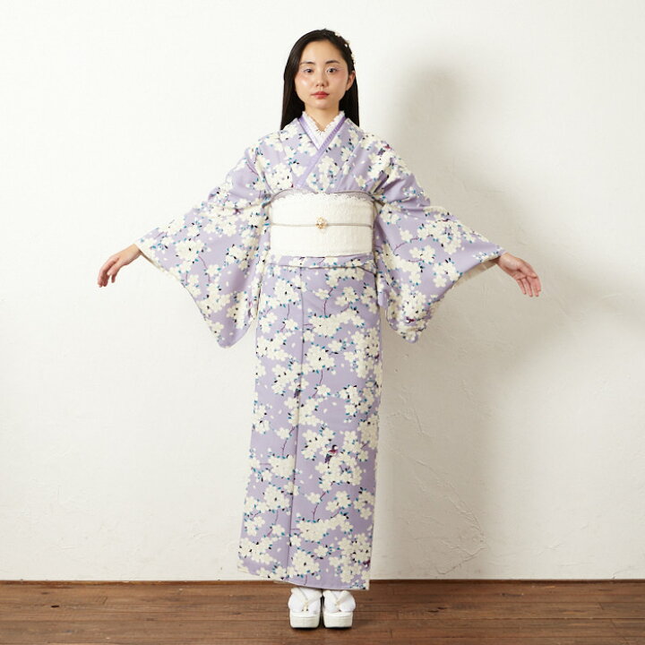 楽天市場】【セール50%オフ】小紋単品「 白雪 」公式 ふりふ 大正 