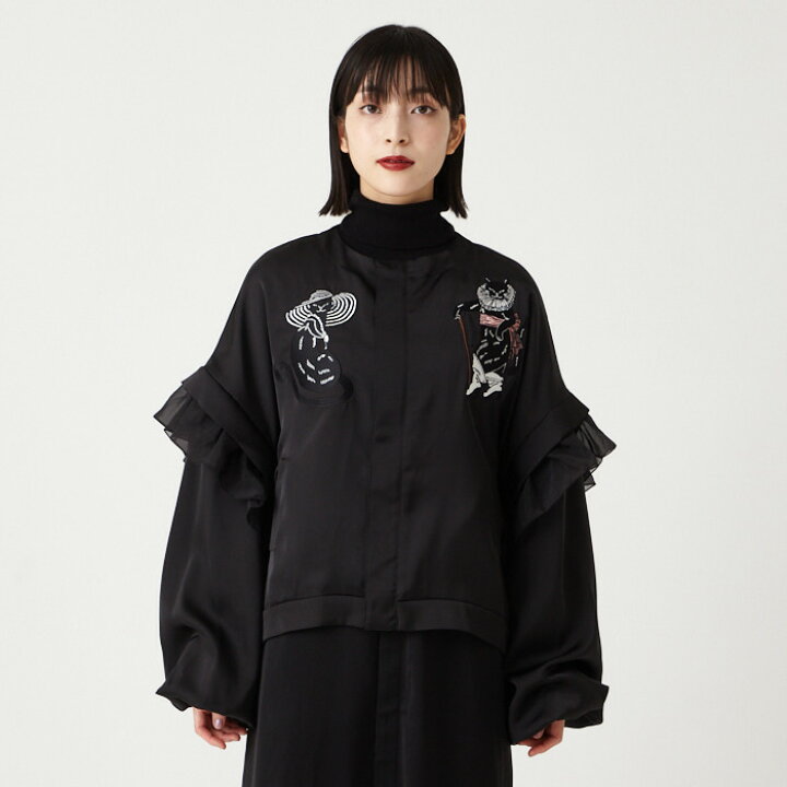楽天市場】Theatre 刺繍スカジャン公式 ふりふ 羽織 はおり 保温 