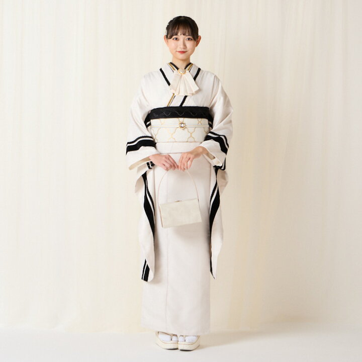 楽天市場】振袖単品「 ギフトリボン 」公式 ふりふ 大正ロマン 振袖 白 