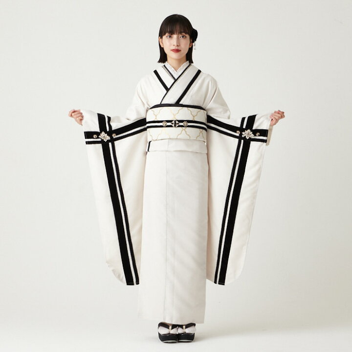 楽天市場】振袖単品「 ギフトリボン 」公式 ふりふ 大正ロマン 振袖 白 