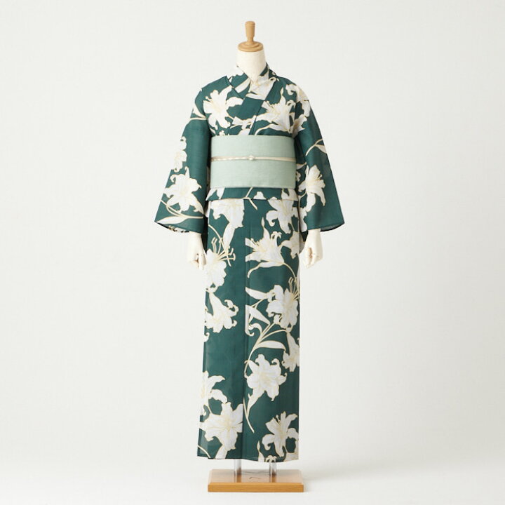 撫松庵 furifu 「あじさい」浴衣単品 濃紺 浴衣 ふりふ セオα（ゆかた 