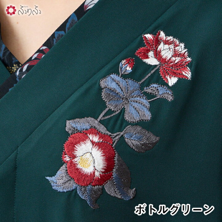 楽天市場】【セール20%オフ】花園 着物衿背開きワンピース公式 ふりふ 