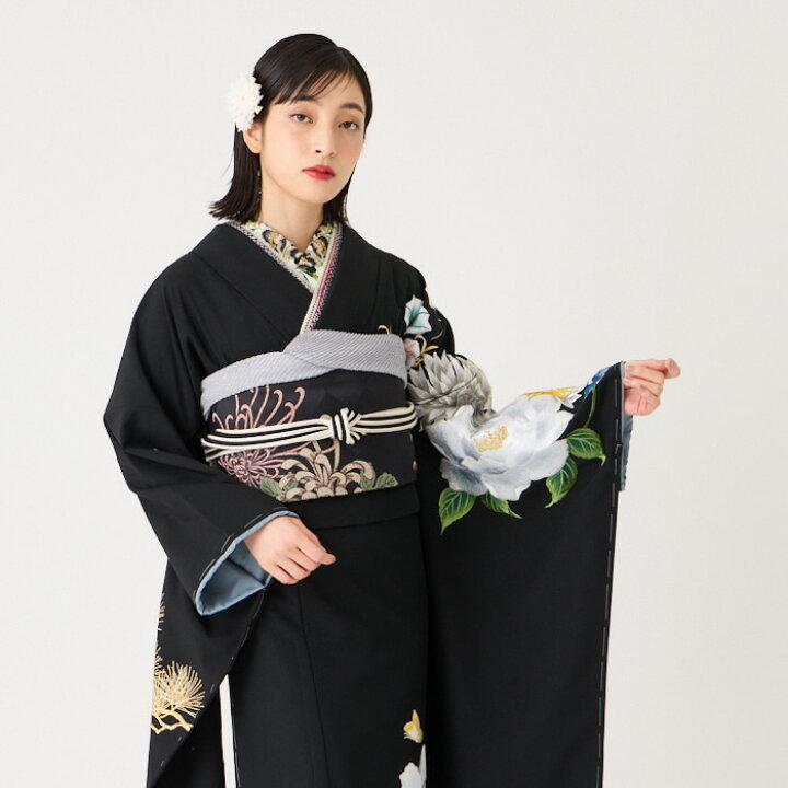 楽天市場】【セール50%オフ】振袖単品「 鳥蝶牡丹 」公式 ふりふ 