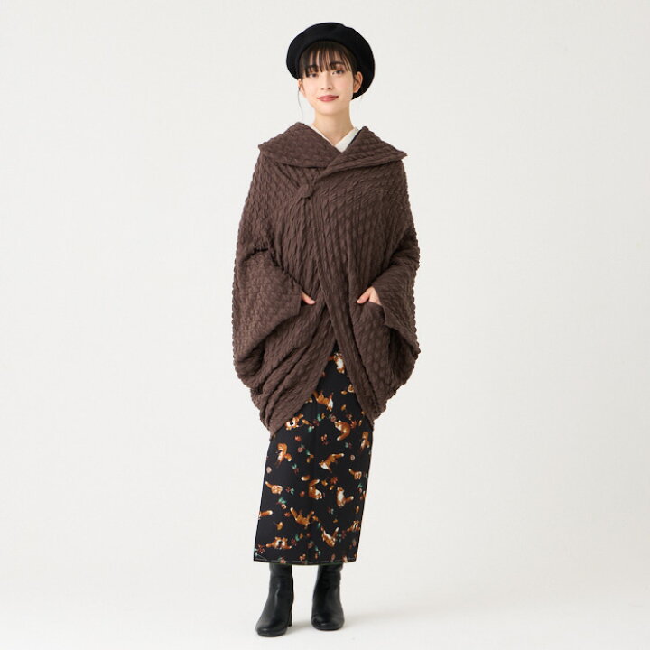 楽天市場】【セール20%オフ】ニット風トンビコート公式 ふりふ 和洋服 