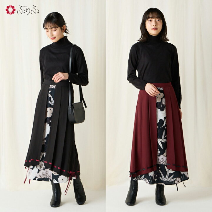 楽天市場】【セール20%オフ】オヨメ 袴風スカート公式 ふりふ 和洋服  