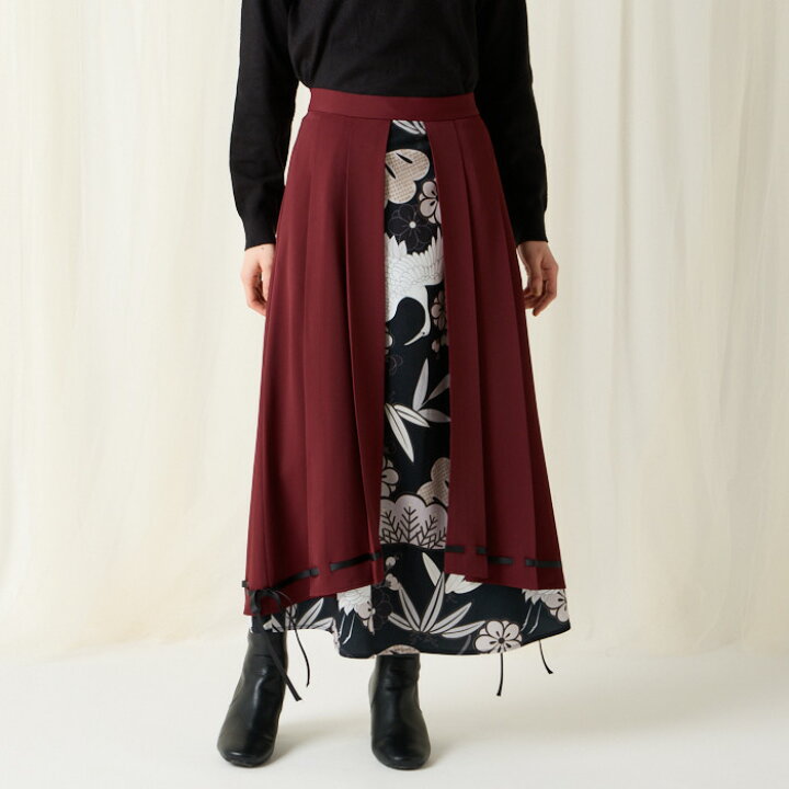 楽天市場】【セール20%オフ】オヨメ 袴風スカート公式 ふりふ 和洋服  
